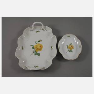 Meissen Speiseservice "Gelbe Rose"