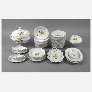 Meissen Speiseservice "Gelbe Rose"