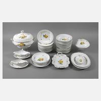 Meissen Speiseservice "Gelbe Rose"111