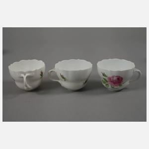 Meissen Kaffeeservice "Rote Rose"