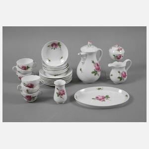 Meissen Kaffeeservice "Rote Rose"