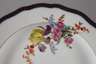 Meissen Speiseteller "Blumenbukett, königsblauer Reif"