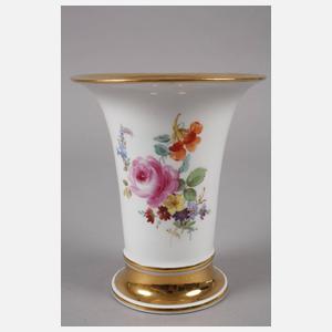 Meissen Trompetenvase "Blumenbukett"