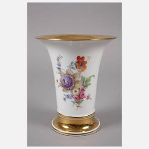 Meissen Trompetenvase "Blumenbukett"