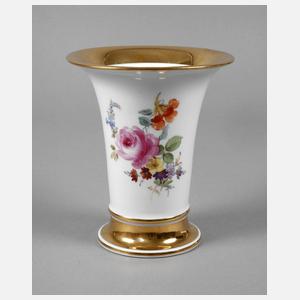 Meissen Trompetenvase "Blumenbukett"