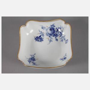 Meissen Schale "Blaue Blume mit Goldgräsern"