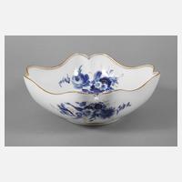 Meissen Schale "Blaue Blume mit Goldgräsern"111