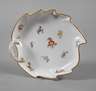 Meissen Blattschale mit Streublümchendekor