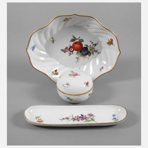 Meissen Konvolut Zierporzellan