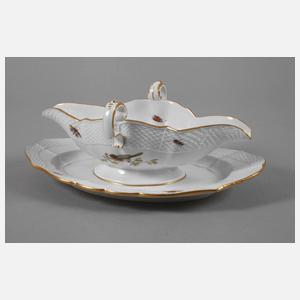 Meissen Sauciere "Vogelmalerei"