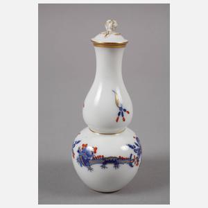 Meissen kleine Sakeflasche "Reicher Drache, blau"