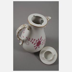 Meissen Kaffeeservice "Indische Malerei, purpur"