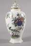 Meissen Deckelvase "Indische Blumenmalerei mit Vogel"