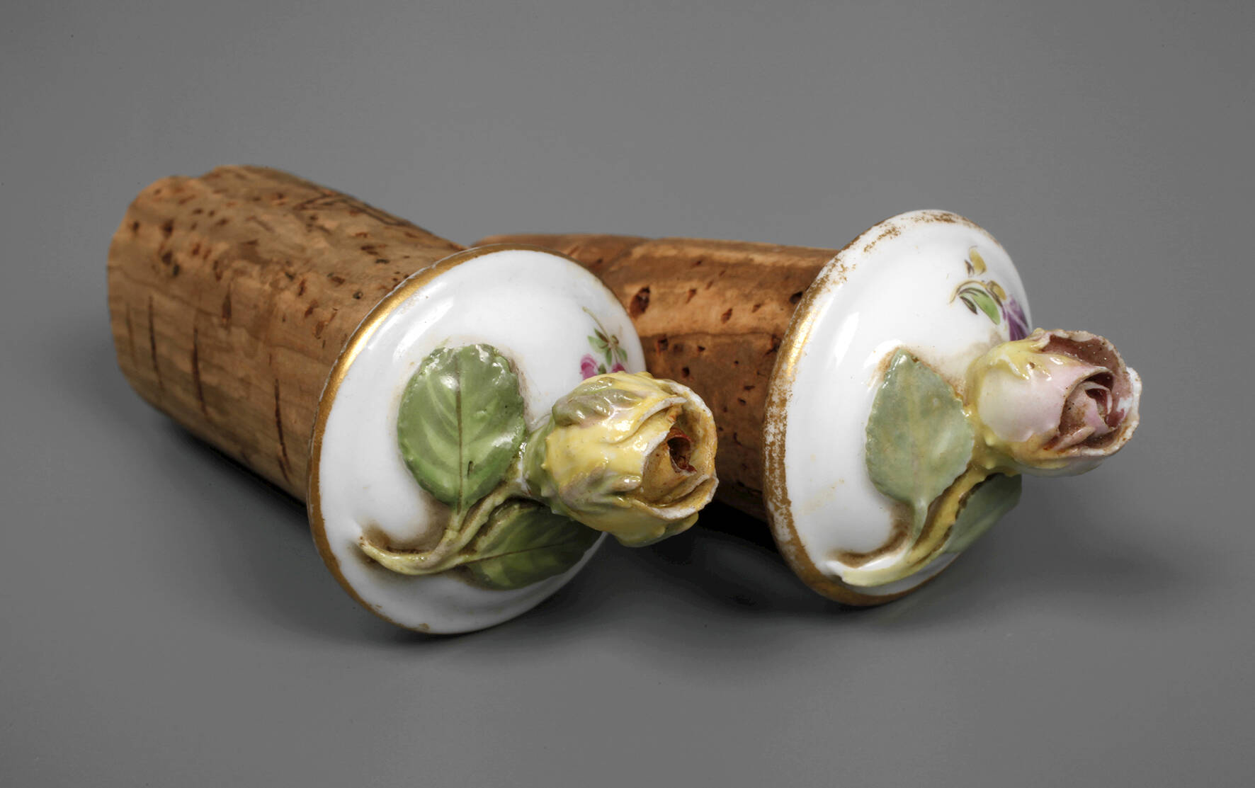 Meissen Paar Flaschenstöpsel
