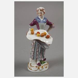 Meissen "Obsthändlerin" und "Rotkehlchen"
