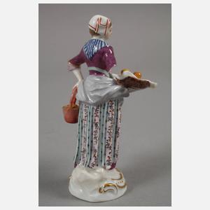 Meissen "Obsthändlerin" und "Rotkehlchen"