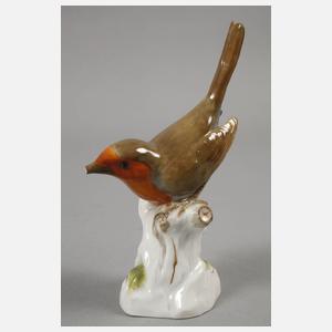 Meissen "Obsthändlerin" und "Rotkehlchen"