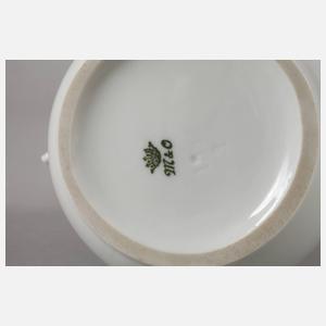 Metzler & Ortloff Ilmenau Vase mit Auerhahn