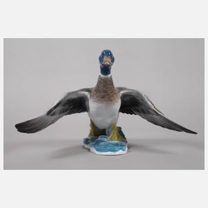 Porzellanfigur "Erpel"