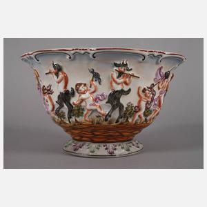 Rudolstadt Deckeldose im Capodimonte-Stil