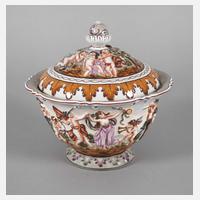 Rudolstadt Deckeldose im Capodimonte-Stil111