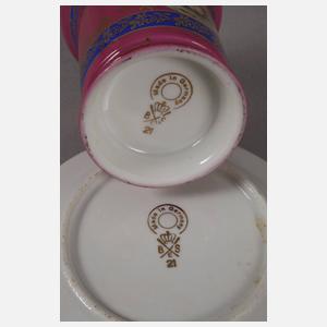 Thüringen sechs Kaffeetassen im Alt-Wiener Stil