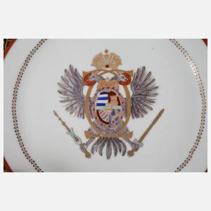 Zierteller mit Adelswappen