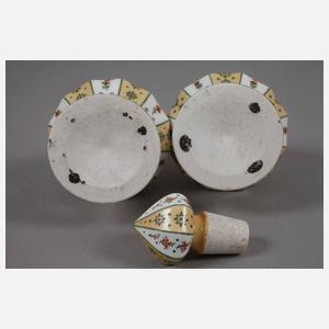 Paar Flakons Biedermeier