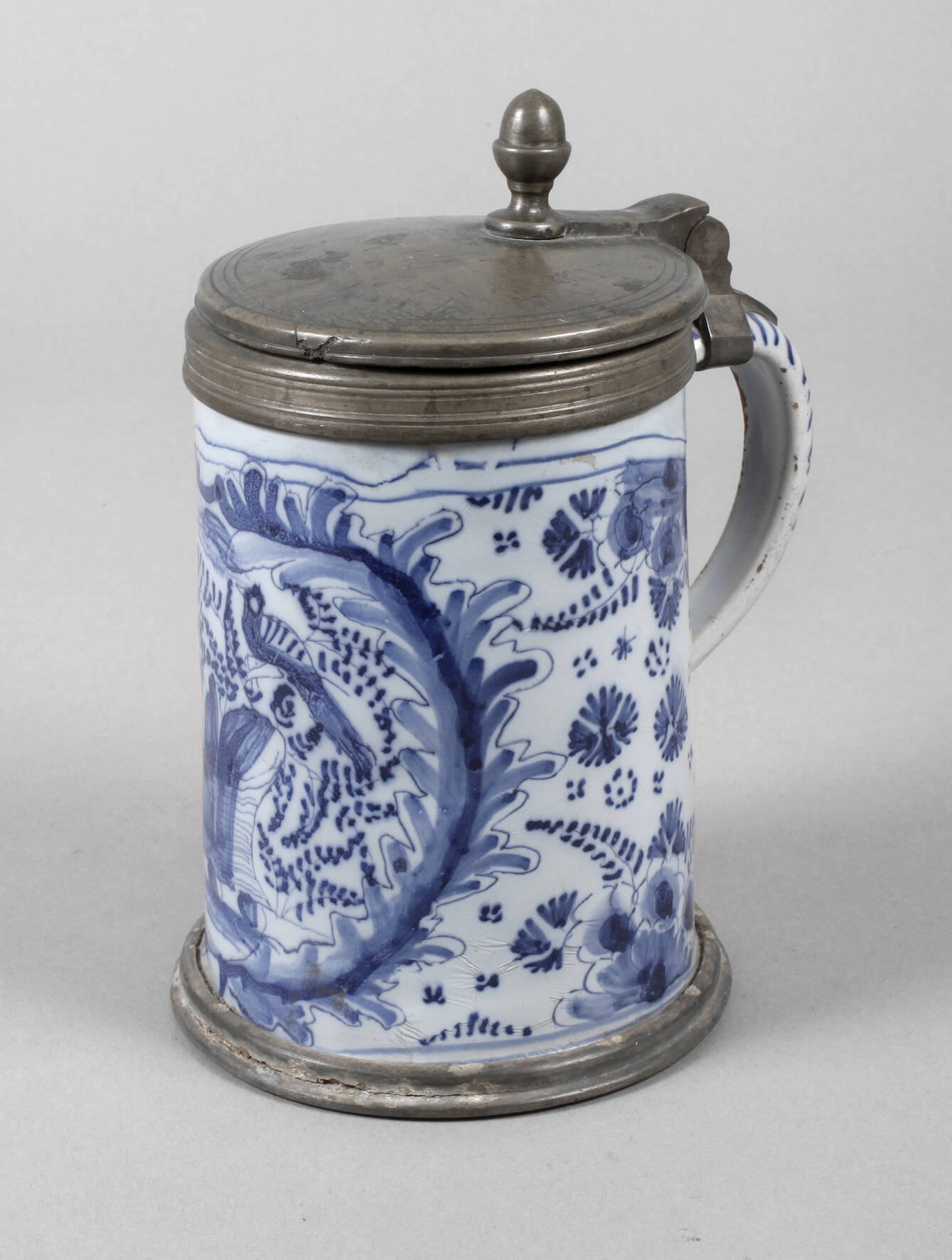 Nürnberg Fayence-Walzenkrug