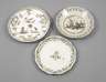 Drei Fayenceteller