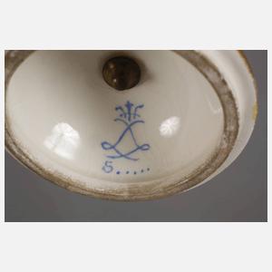 Frankreich Prunkvase mit Messingmontur