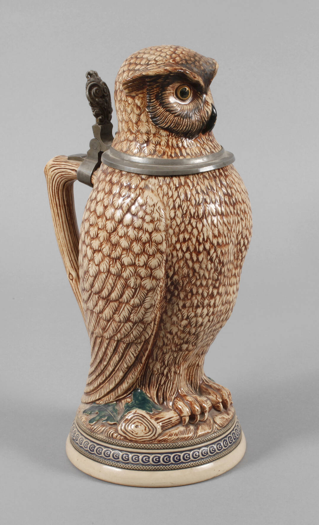 Großer Westerwälder Figurenkrug als Eule