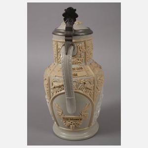 Villeroy & Boch Mettlach Weinkanne Historismus