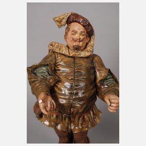 Goldscheider Wien Paar Beisteller als Sir John Falstaff