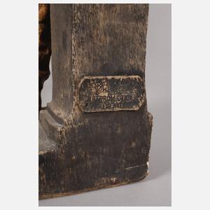 Goldscheider Wien Paar Beisteller als Sir John Falstaff