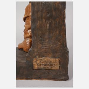 Goldscheider Wien Paar Beisteller als Sir John Falstaff