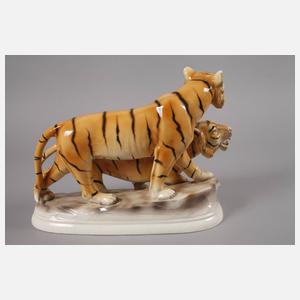 Sitzendorf Tigerpaar