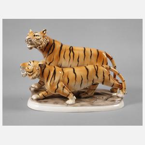 Sitzendorf Tigerpaar
