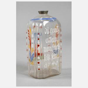 Barocke alpenländische Hochzeitsflasche