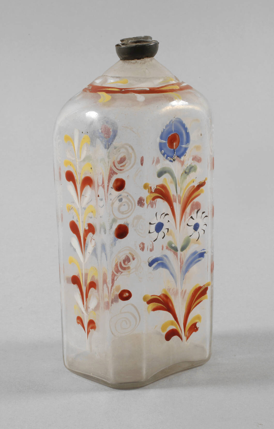 Barocke alpenländische Schnapsflasche