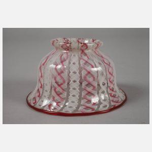 Murano Fußschale Zanfirico