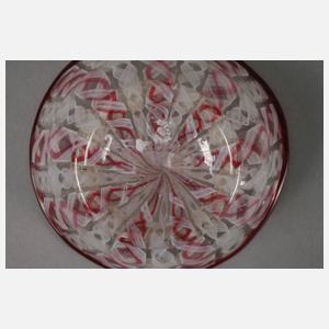 Murano Fußschale Zanfirico