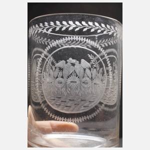 Becherglas Biedermeier