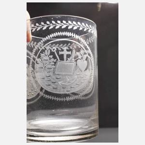 Becherglas Biedermeier