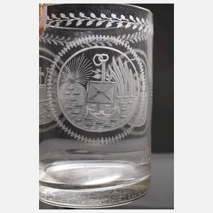 Becherglas Biedermeier