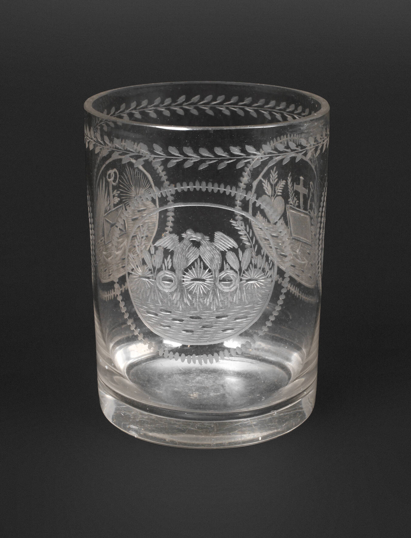 Becherglas Biedermeier