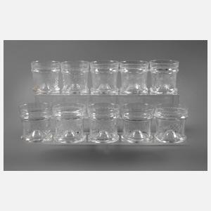 Konvolut Trinkgläser