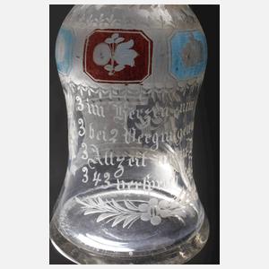 Drei Biedermeierkaraffen