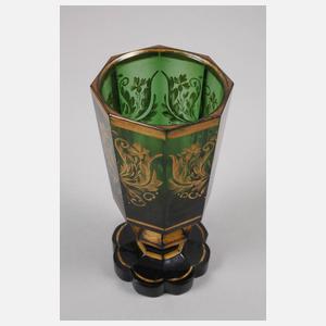 Großer Fußbecher Biedermeier