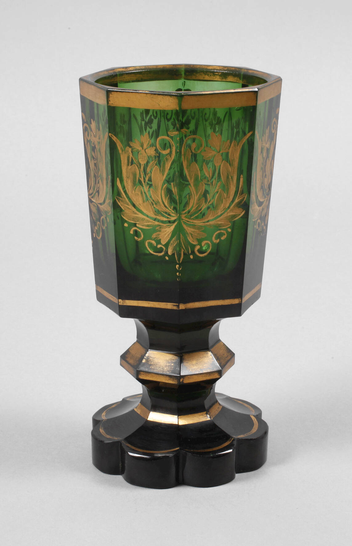 Großer Fußbecher Biedermeier